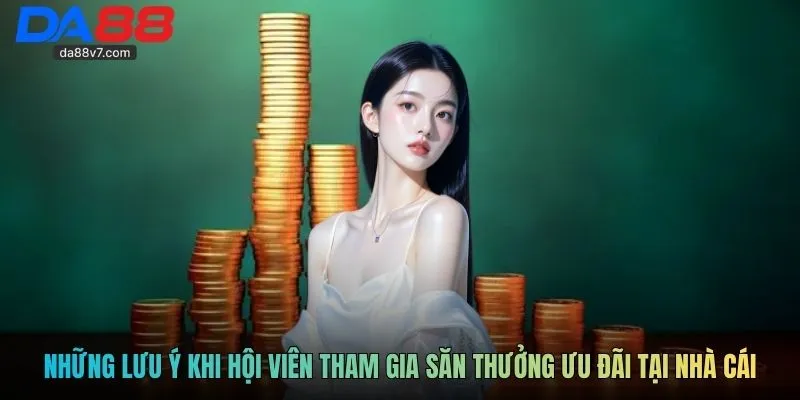 Những lưu ý khi hội viên tham gia săn thưởng ưu đãi tại nhà cái