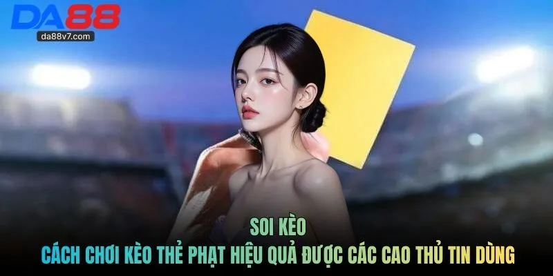 Soi kèo - cách chơi kèo thẻ phạt hiệu quả được các cao thủ tin dùng