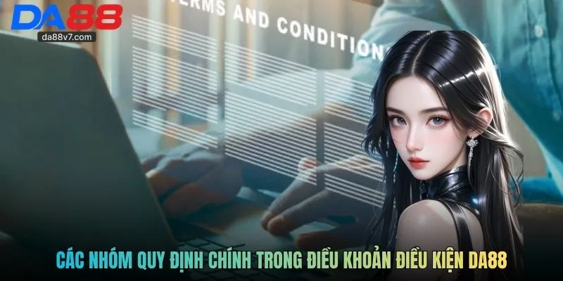 Các nhóm quy định chính trong điều khoản điều kiện Da88